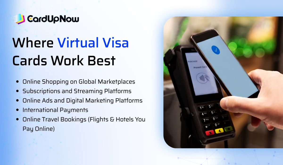 Where To Use Virtual Visa Card: Real-Life Use Cases You Must Know 1 Where Virtual Visa Cards Work Best