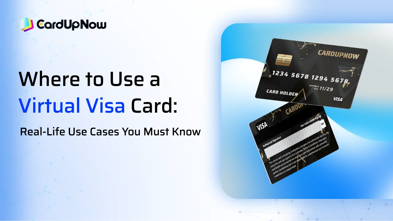 where to use virtual visa card​