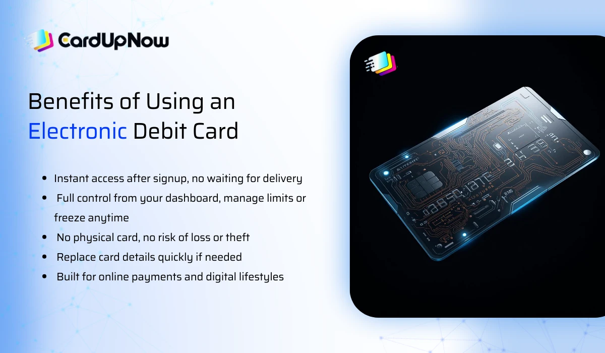 What Is An Electronic Debit Card? - Know In Real 3 Benifits Of Using An Electric Debit Card