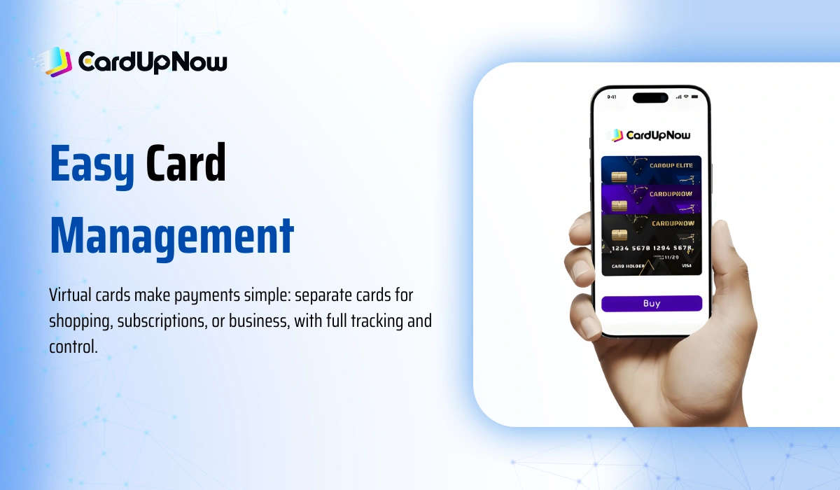 Virtual Credit Card Benefits: Why More People Use Digital Cards For Online Payments 1 Easy Card Management