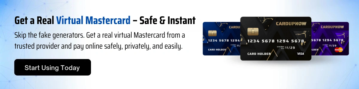 The Truth About Virtual Mastercard Generators 2 Virtual Mastercard Generator Cta
