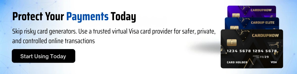 Visa Card Generator: Is It Real Or A Scam? 3 Visa Card Generator Cta