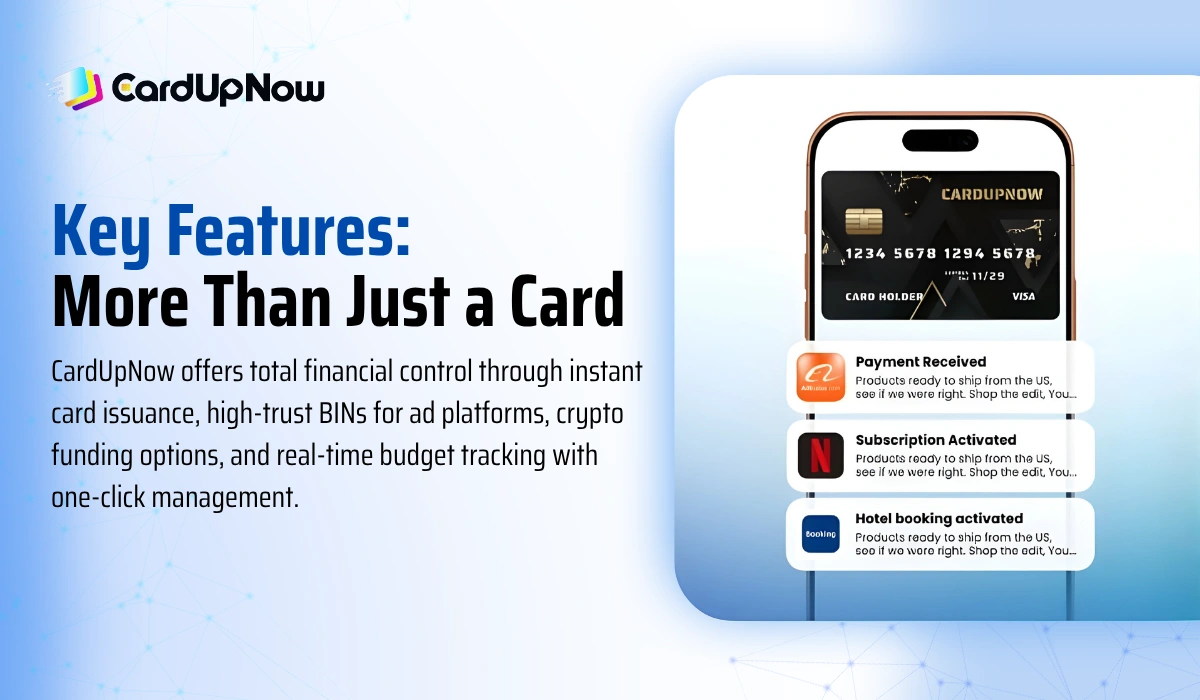 Cardupnow Review: The Best 2026 Virtual Card For High-Scale Adsย 1 Key Features More Than Just A Card