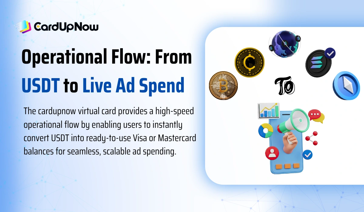 Cardupnow Virtual Card Review: Everything You Need To Know In 2026 1 Operational Flow From Usdt To Live Ad Spend